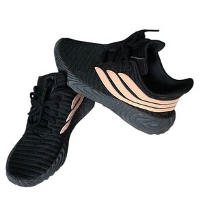 Adidas Originals Sobakov Girl's Black and Pink Sneakers. Size 3.5